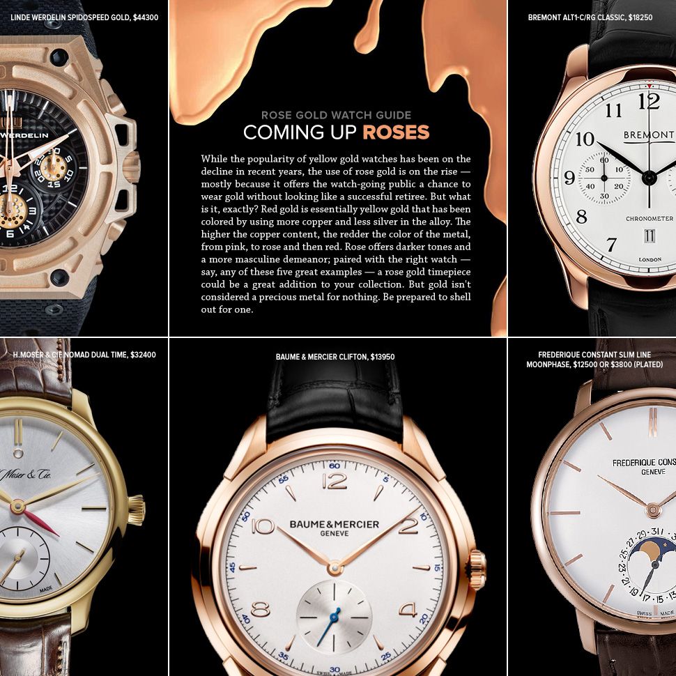 Men's Rose Gold Watches Are Trending l Raymond Lee Jewelers