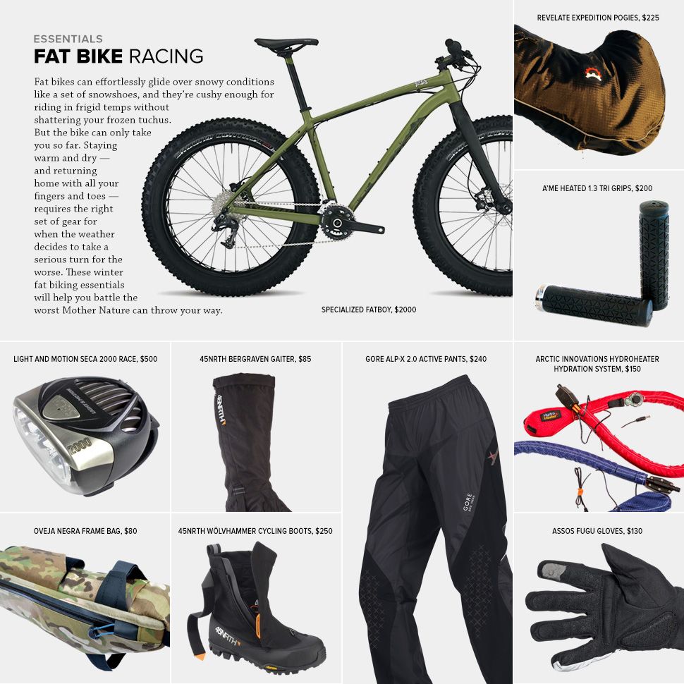 winter fat biking gear