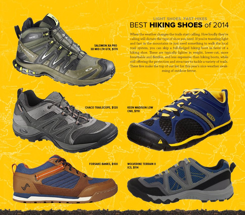 best sneakers for hiking