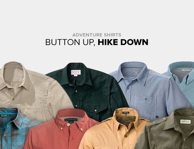 best hiking button down shirt