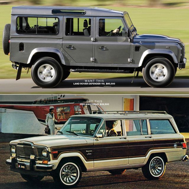  Land Rover Defender frente a Jeep Wagoneer