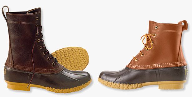 difference between maine hunting shoe and bean boot