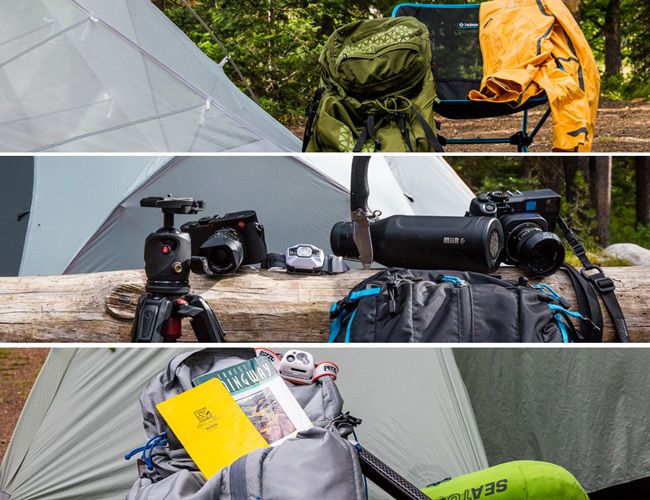 camping equipment kits