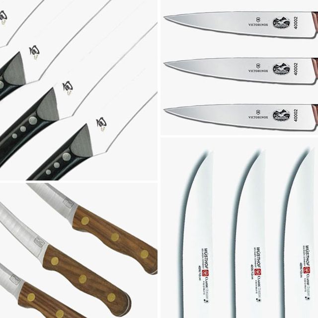 Victorinox Swiss Classic 4-Piece Spear Point Serrated Steak Knife Set 