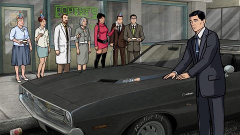 A Visual Survey Of The Cars In Fx S Archer Gear Patrol