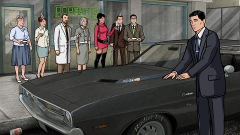 A Visual Survey Of The Cars In Fx S Archer Gear Patrol A Visual Survey Of The Cars In Fx S Archer Gear Patrol