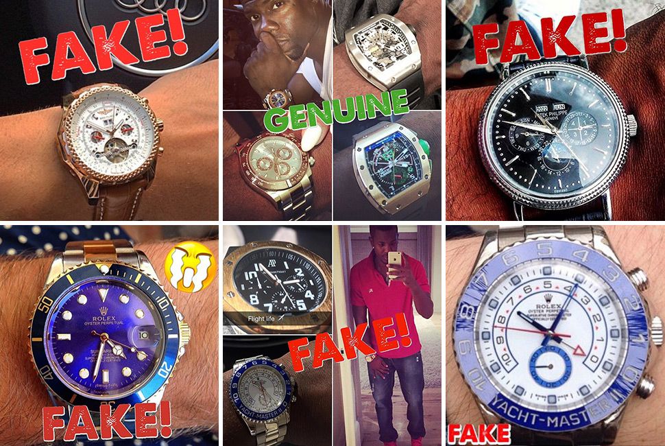 Instagram account busts rappers wearing fake designer watches - The Verge