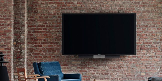 how to mount a tv outside on brick