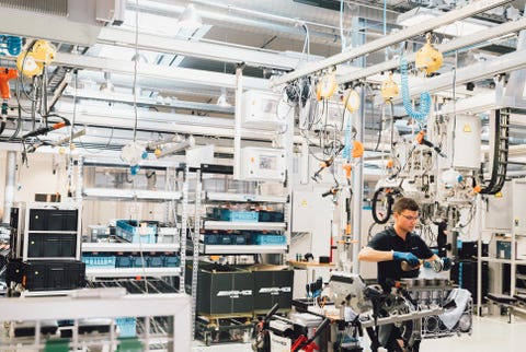 A Rare Look Inside the Mercedes-AMG Engine Factory