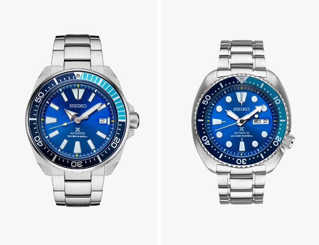 Seiko Launches Two New Vintage-Inspired Dive Watches in Blue