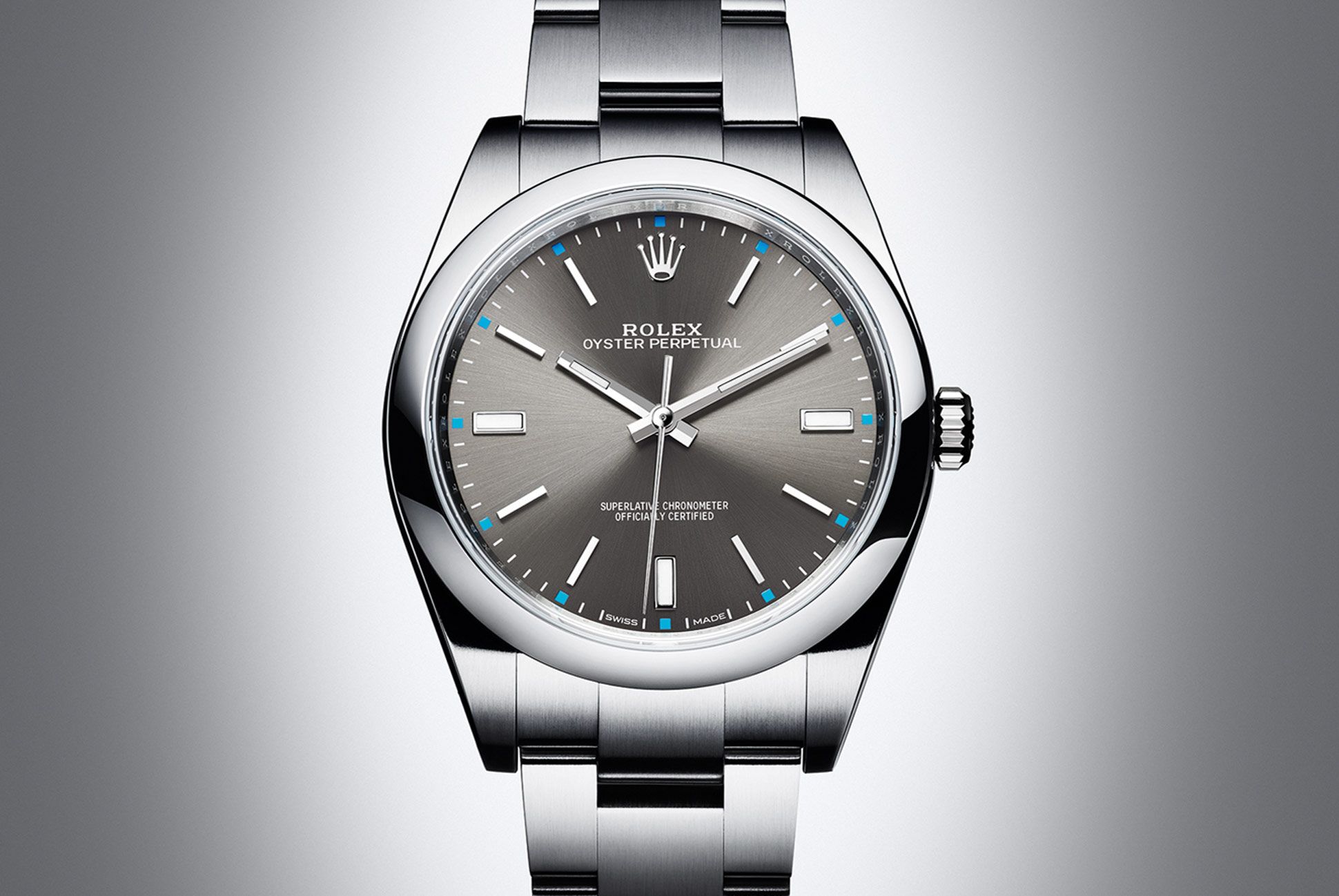 rolex grey watch