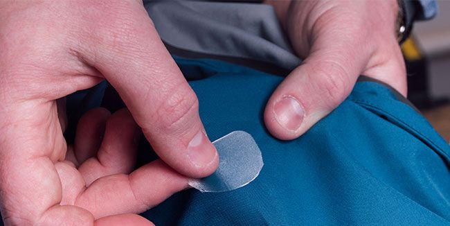 4 Pcs Down Jacket Patches Nylon Repair Tape Self Adhesive