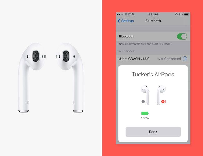 flashing amber light airpods