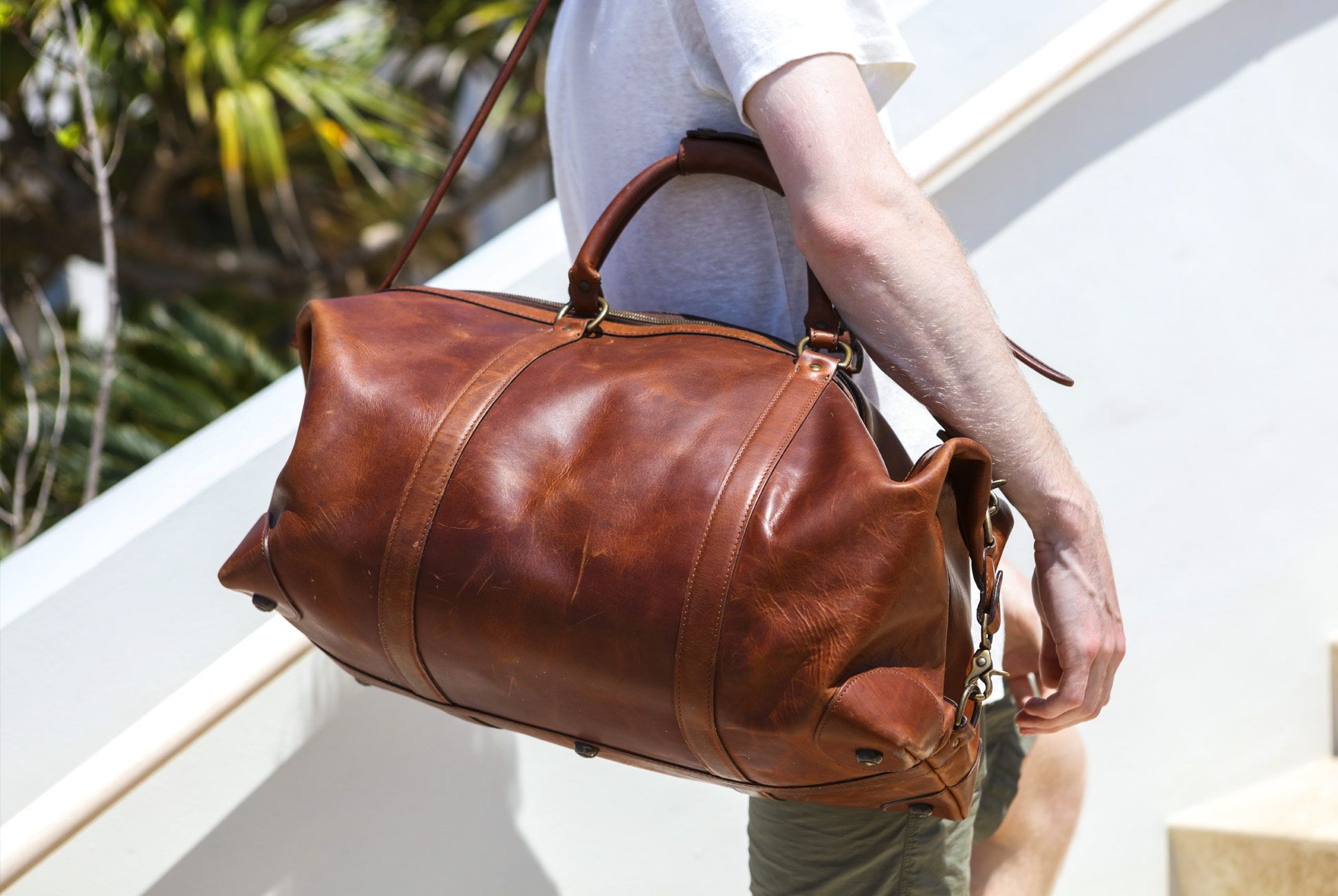 The Twain By Korchmar - Waxed Canvas Weekender Duffel Bag