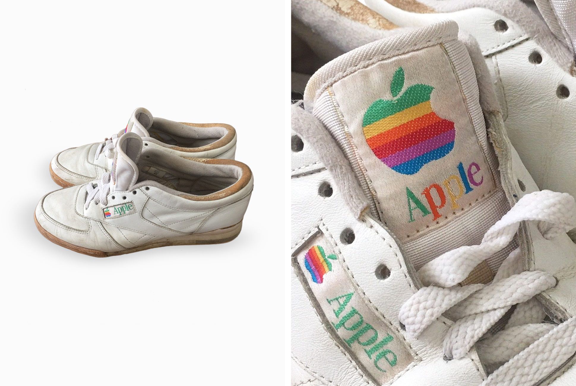 vintage apple sneakers