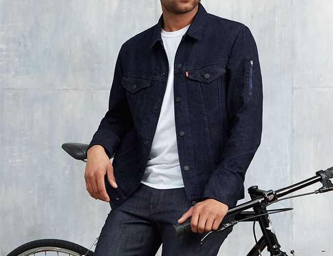 Levi's Tech-Infused Denim Jacket Will Make Your Commute Safer - Gear Patrol