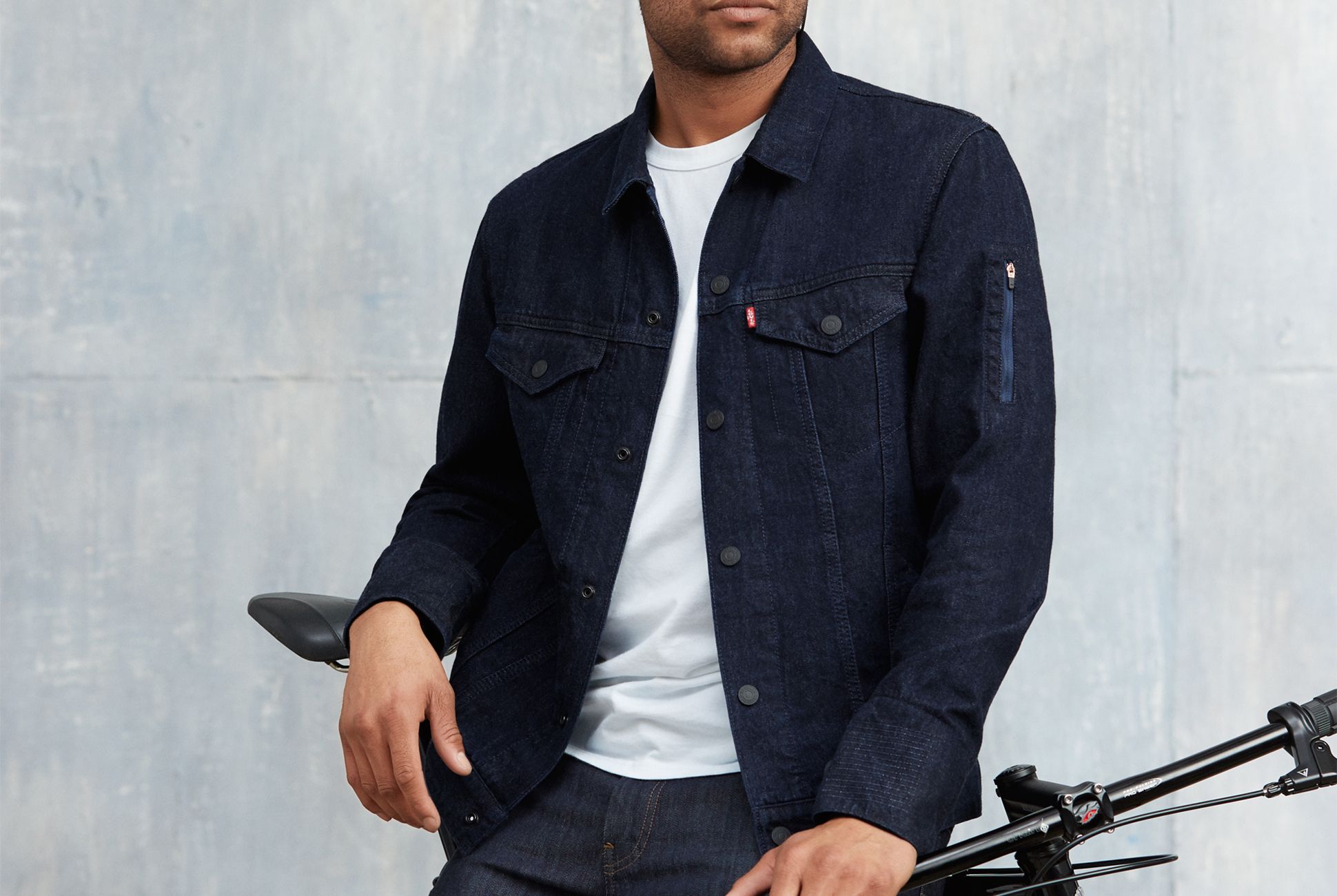 Levi's Tech-Infused Denim Jacket Will Make Your Commute Safer - Gear Patrol