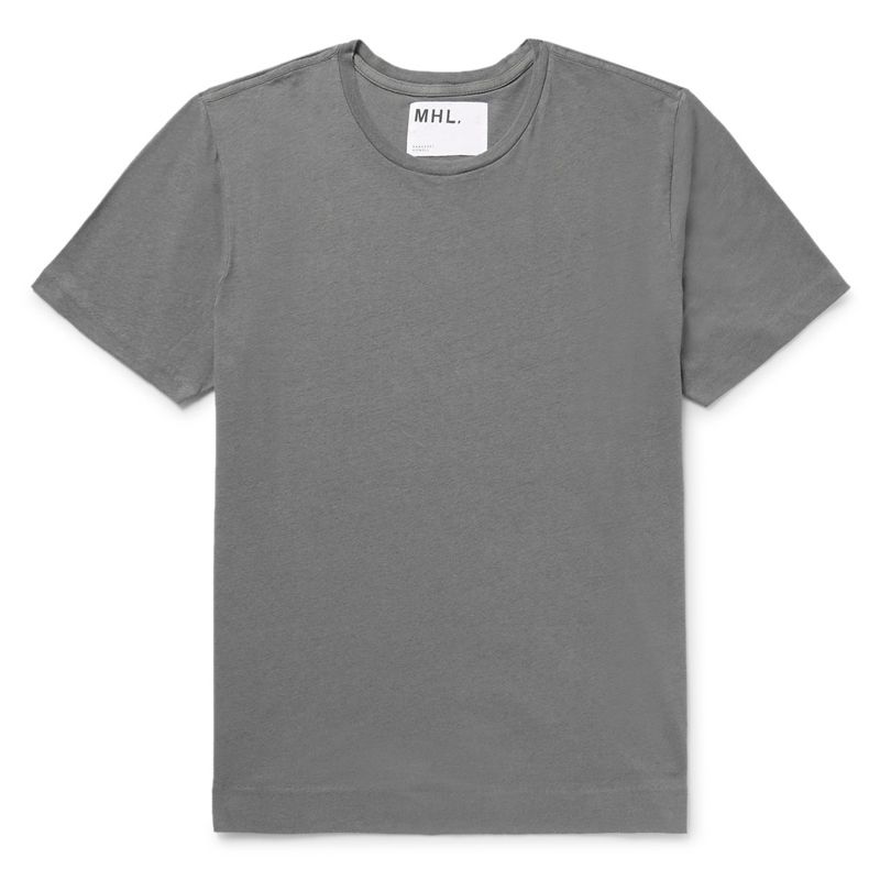 gray shirt