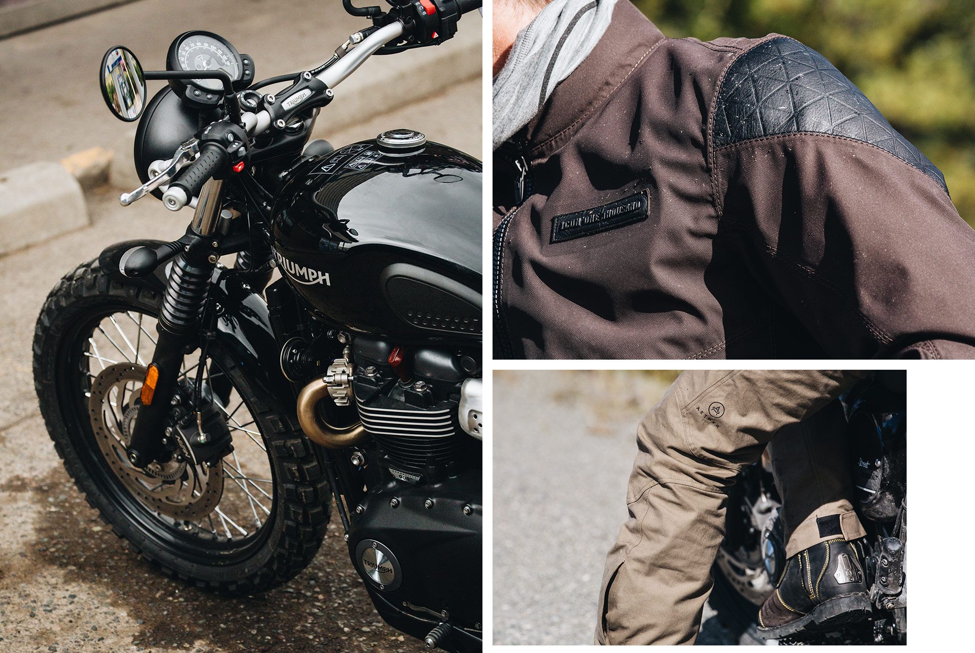 scrambler riding gear