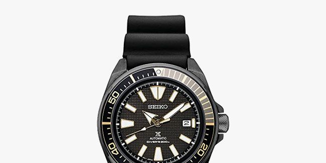 Score This Blacked Out Seiko Dive Watch for 25% off Right Now