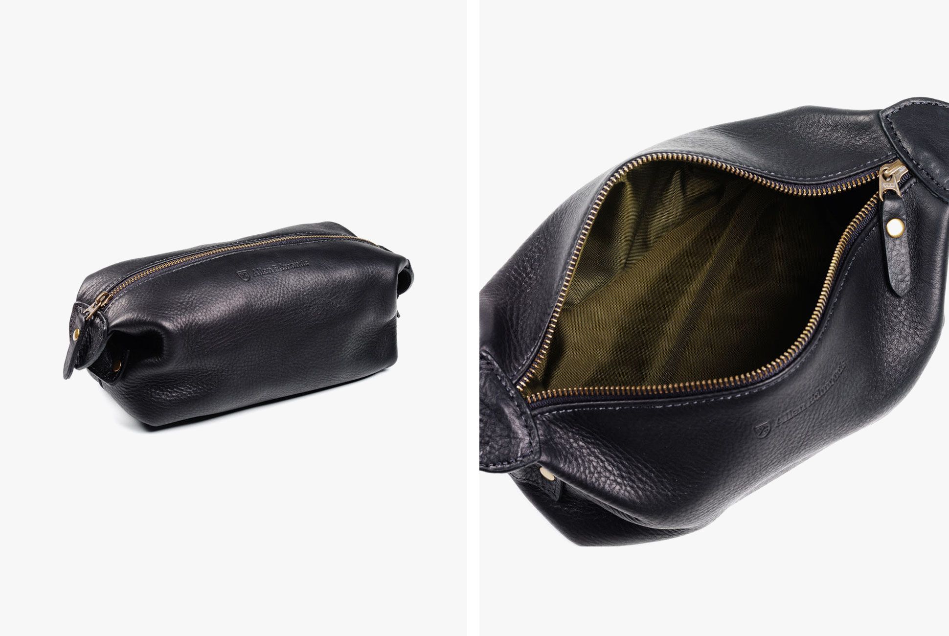 This $175 Leather Dopp Kit from Allen 