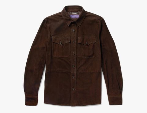 Your Favorite Shirt Jackets Get the Leather and Suede Treatment
