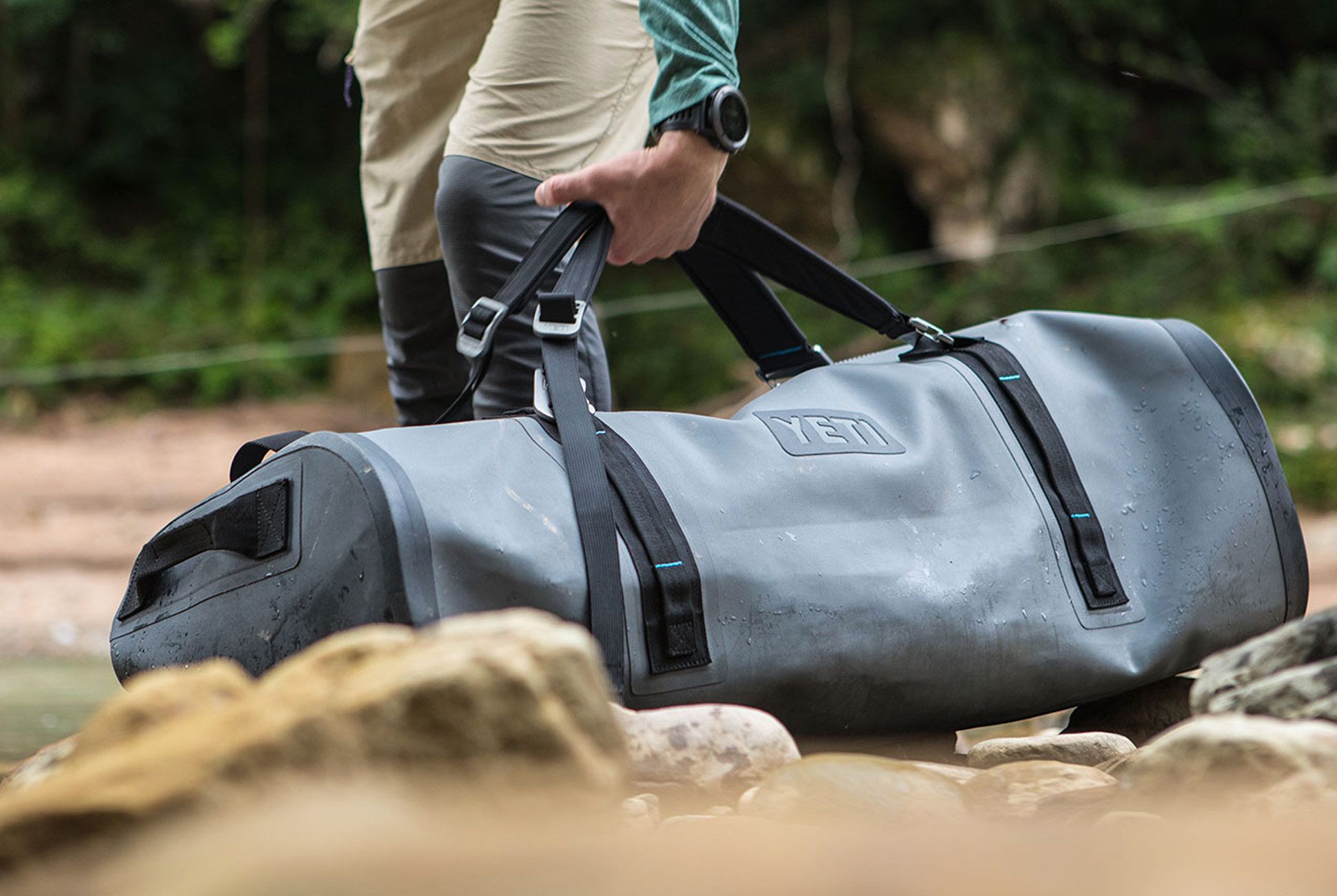 yeti panga airtight waterproof submersible duffel bag