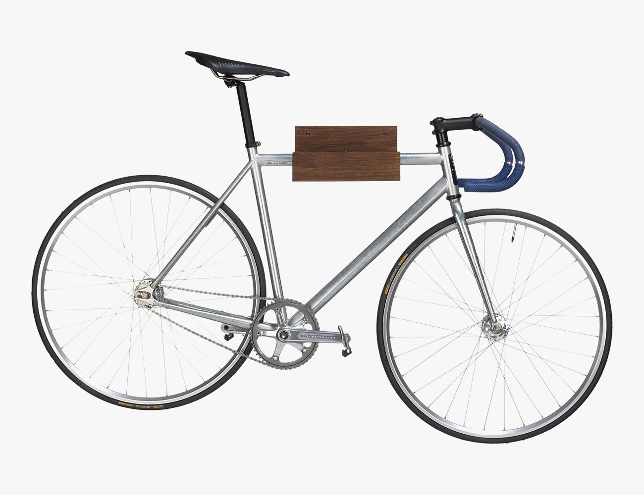 wooden bike holder