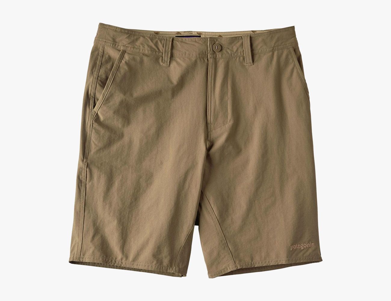 Swim trunks with zipper fly