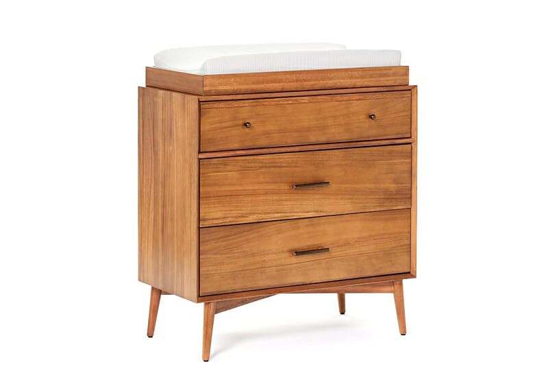 mid century changing table