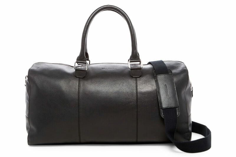 cole haan pebbled leather duffle bag