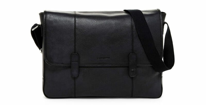 cole haan pebbled leather duffle bag