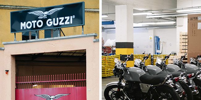 moto guzzi factory visit