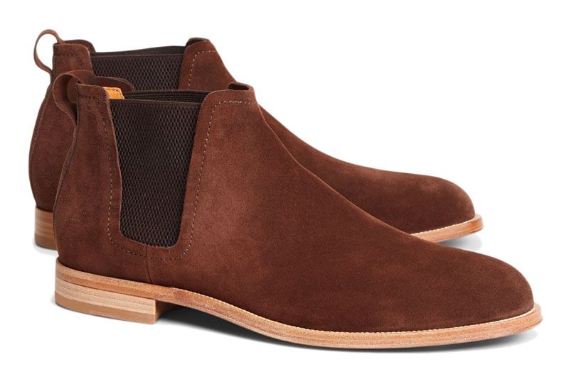 brooks brothers suede shoes