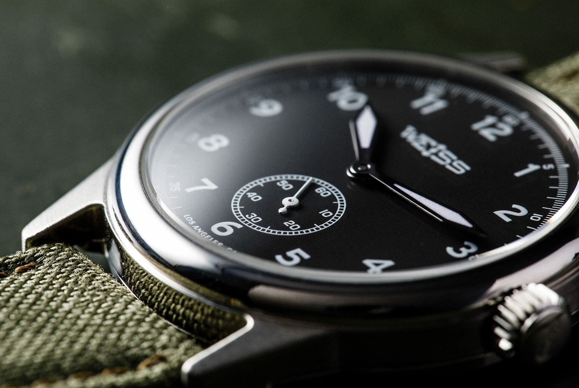 weiss 38mm field watch