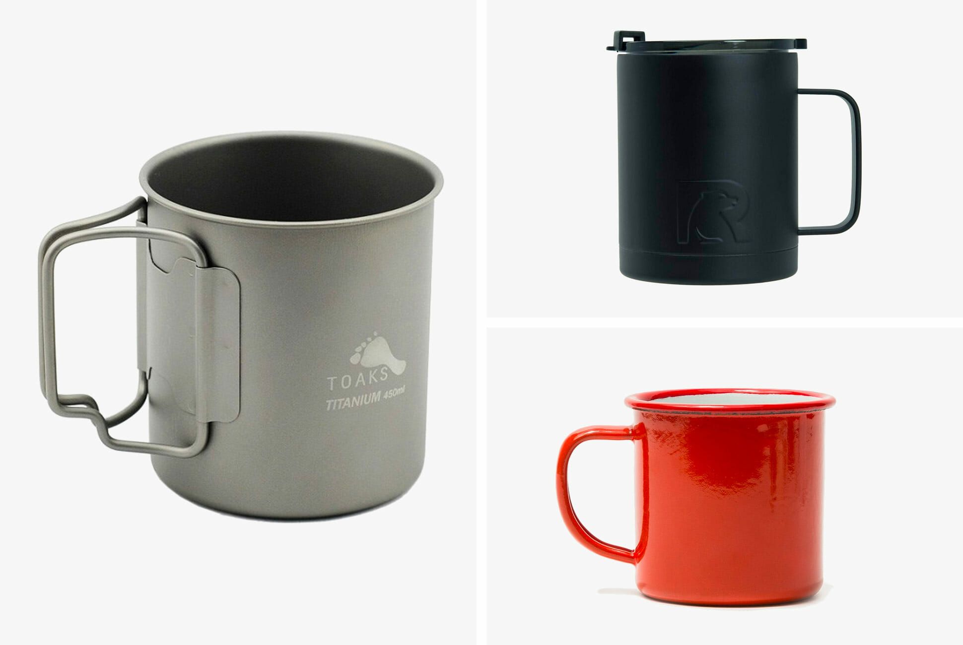 Stainless Steel Camping Cup Mug Cups Stand Drinking Tea Coffee Camping WS 