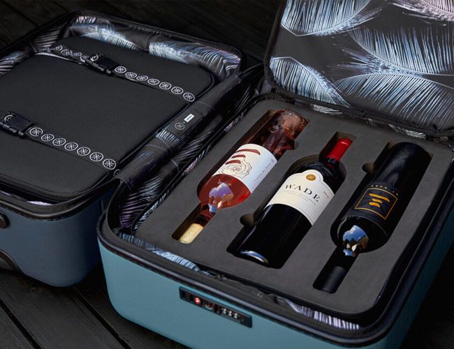 away luggage wine