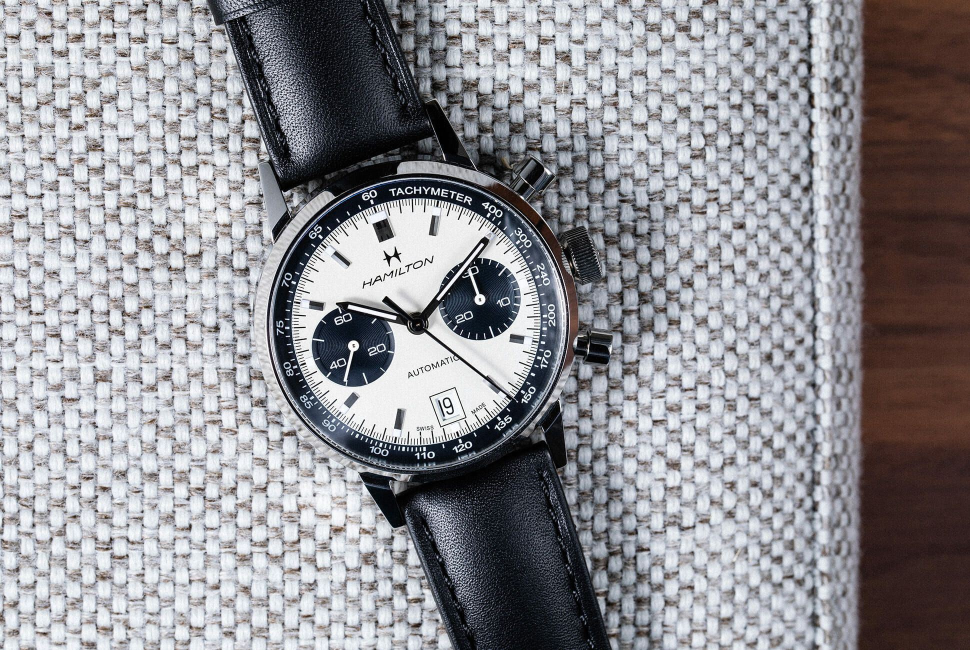 hamilton chronograph panda