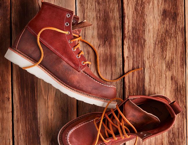 red wing x todd snyder moc toe boots