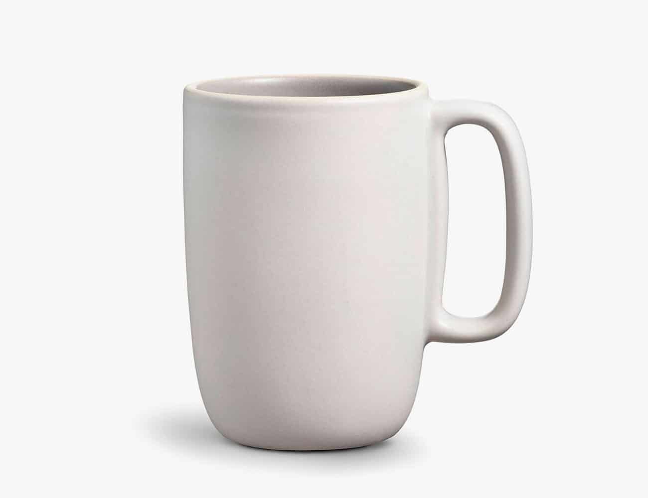 white porcelain mugs