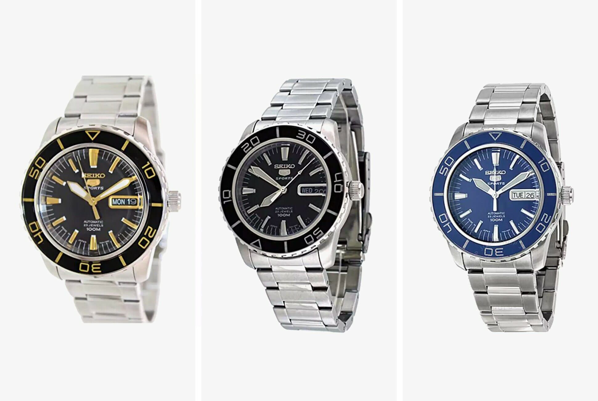 Get This Automatic Seiko 5 Dive Watch for $145