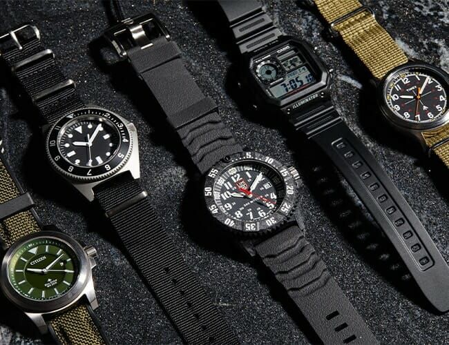 rugged analog watch