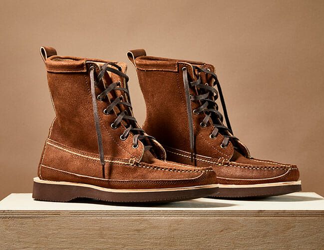 outdoor moccasin boots