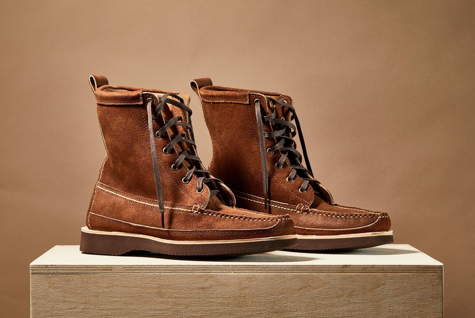 moccasin type boots