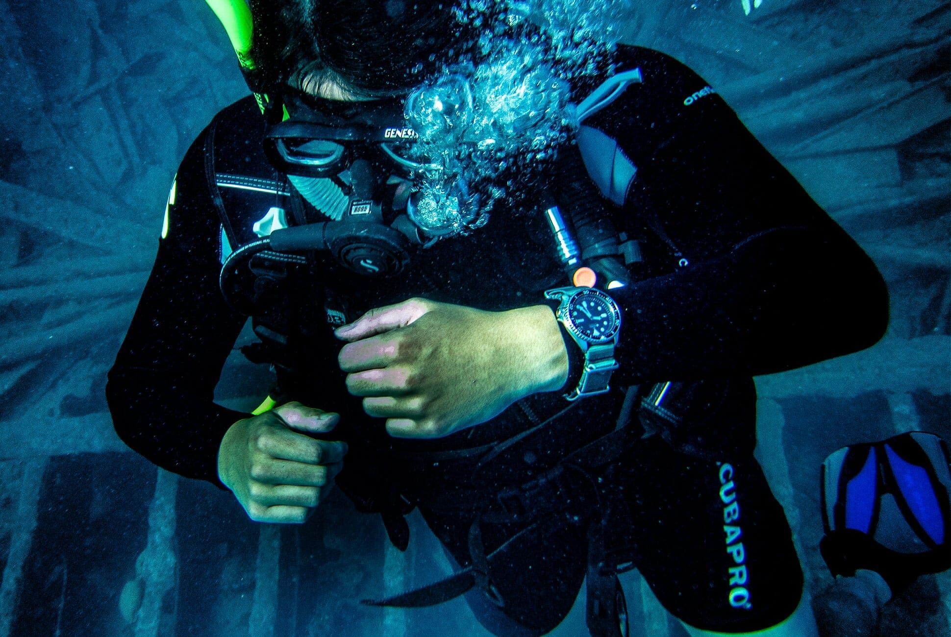 Scuba Diving In Bermuda With The Seiko