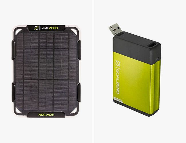 Nomad 5 Solar Kit USB Charger & Power Bank Charge phone etc Goal Zero Flip 12 