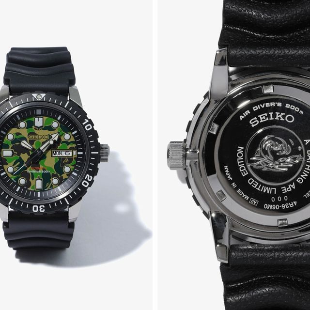 A Japanese Streetwear Brand Teamed Up With Seiko On This Cool Automatic  Dive Watch