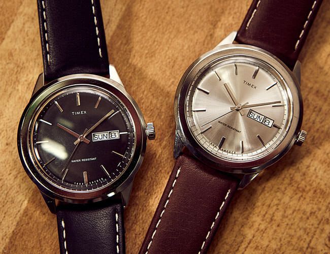 timex mid century watch