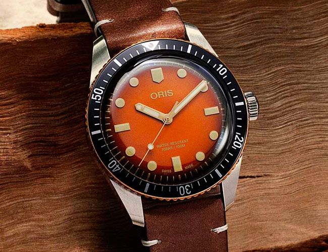 oris diver orange