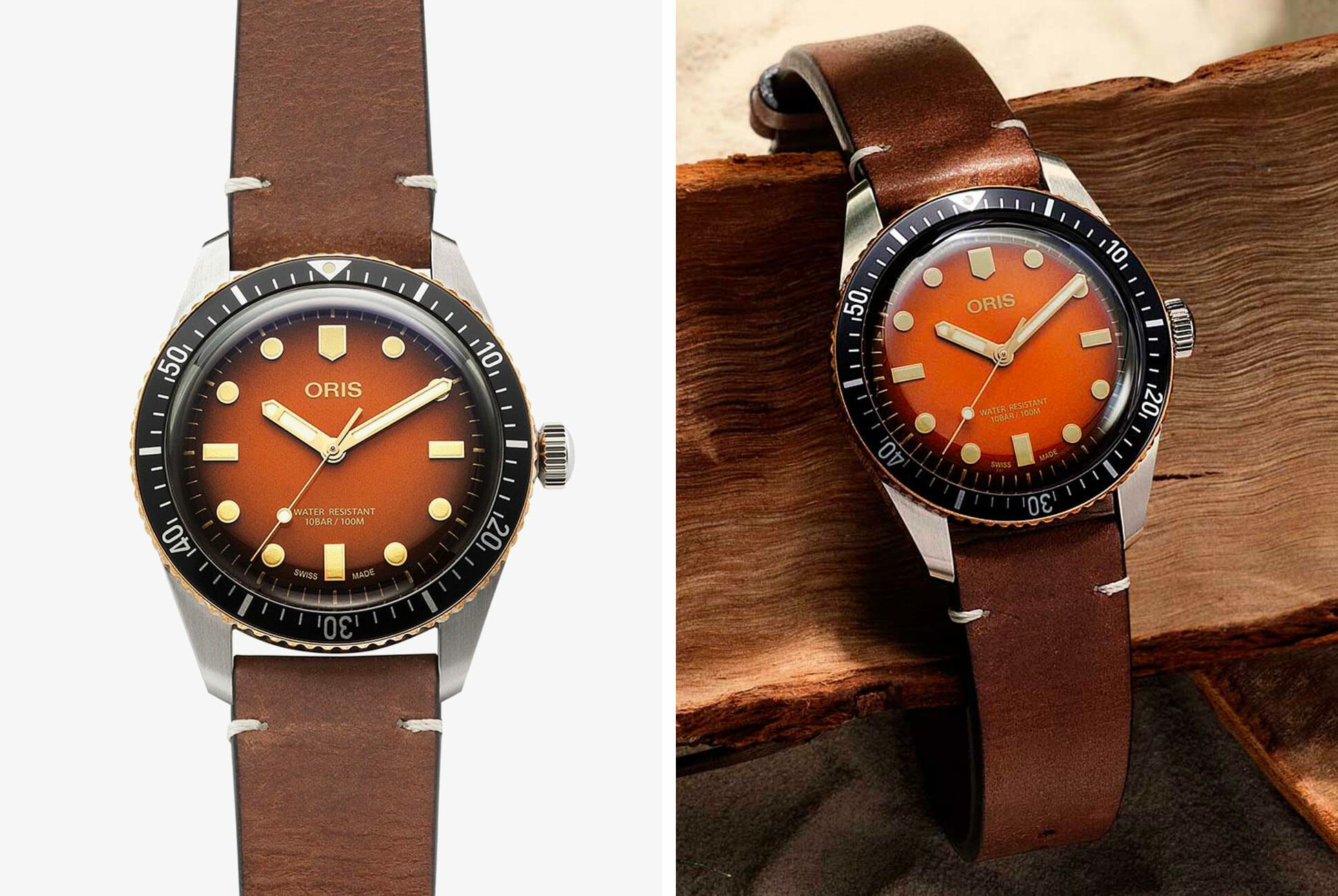 oris diver orange